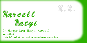 marcell matyi business card